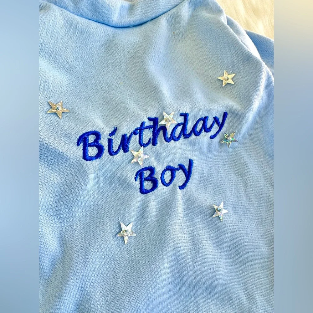 BIRTHDAY BOY PET SHIRT